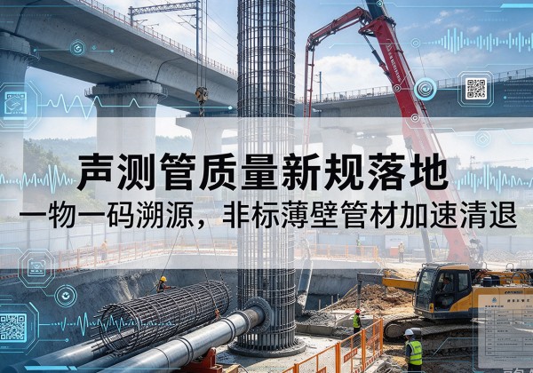 曹县声测管质量新规落地，一物一码溯源，非标薄壁管材加速清退